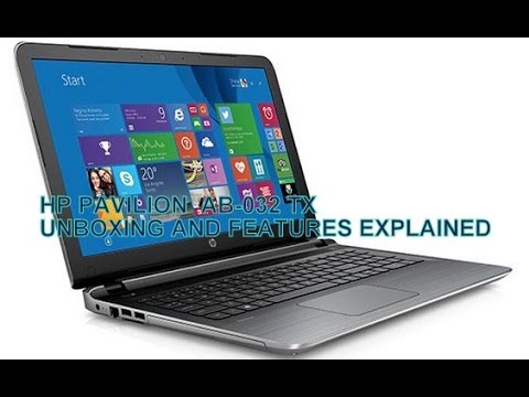 HP ab032TX pavilion notebook unboxing.....