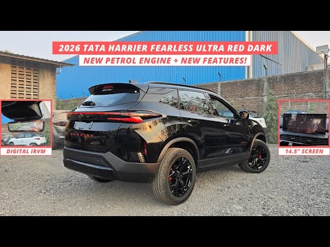 New Tata Harrier Fearless Ultra Red Dark Edition | Tata Harrier Top Model 2026 | Harrier Red Dark