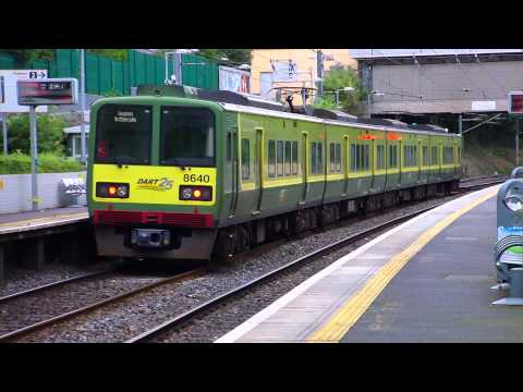 Dart Train number 8640 - Harmonstown Station, Dublin