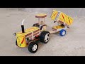 How To Make A Matchbox Tractor With Trolley At Home Diy Tractor Tractor Video