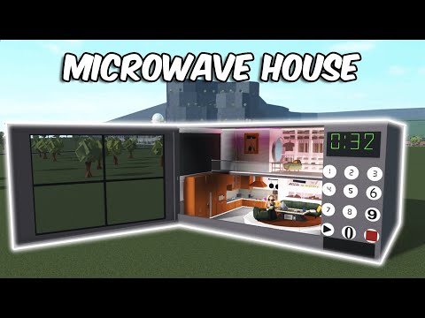 Turning a MICROWAVE into a HOUSE in BLOXBURG