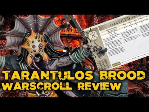 TARANTULOS BROOD! WARSCROLL REVIEW Warhammer Age of Sigmar