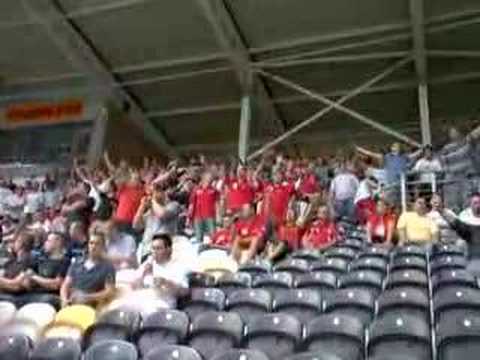Antwerpfans in the KC Stadium