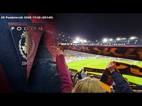 MKS Pogoń Szczecin 2 : 1 Cracovia