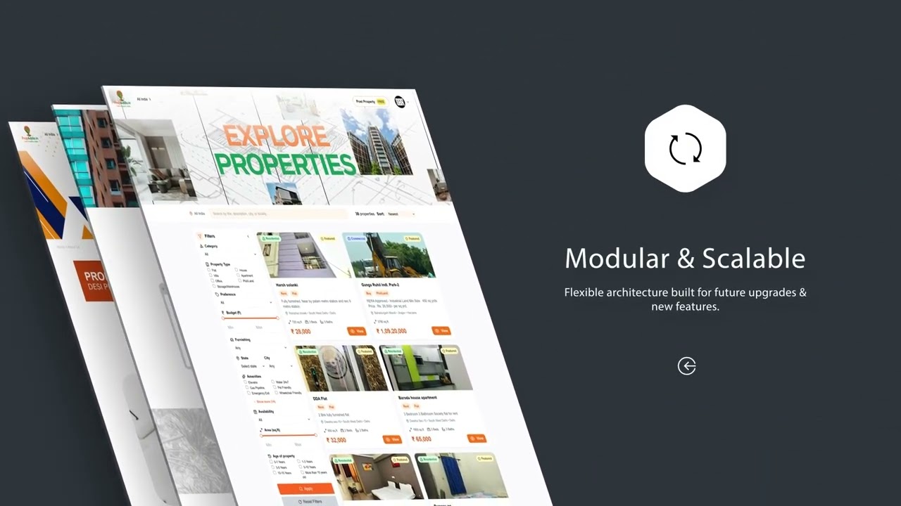 Real Estate Website Design | UI/UX | Web Development