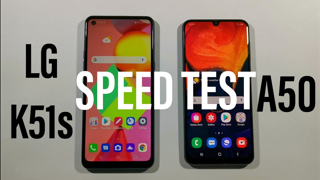 LG K51s vs Samsung A50 Comparison Speed Test