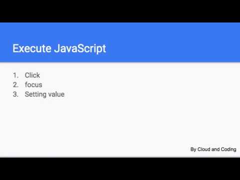 17 Execute Javascript In Browser Using Webdriverio