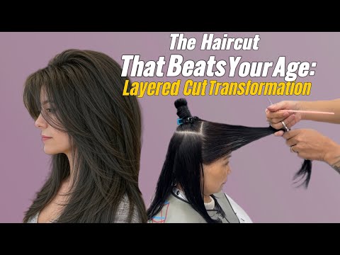 How to Cut a Perfecf Layers Haircut | The Haircut That Beats Your Age | Tutorial (Step-by-Step)