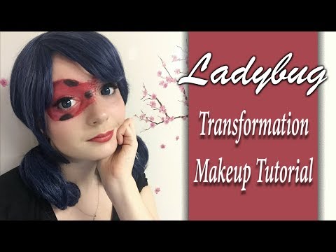 🐞Ladybug Transformation Makeup Tutorial✨