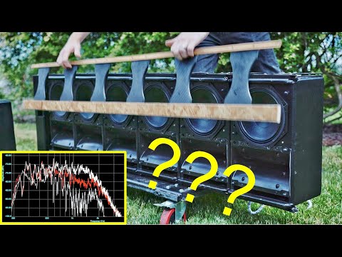 Can you hear the "line array" effect?