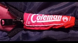 Easy fix:  Coleman Sleeping Bag Stubborn Zipper