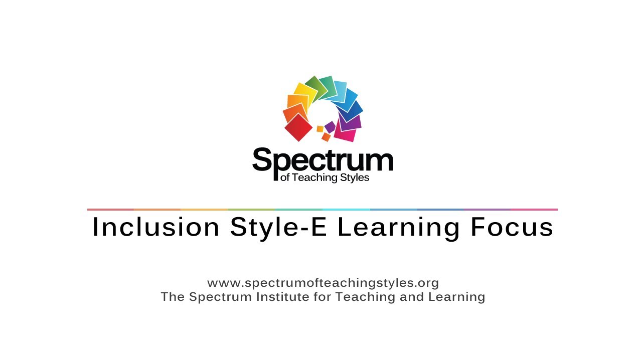 Inclusion Style-E Learning Focus's thumbnail