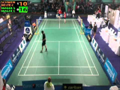 Irish Open 2012 Mixed Qtr Final S. Magee & C. Magee (IRE) v M. Schwenger & C. Nelte (GER)