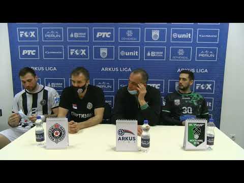 ARKUS liga Plej Of 3. kolo / Partizan - Rudar / Izjave aktera meča nakon utakmice