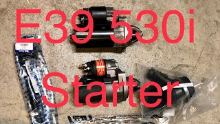 BMW E39 530i Starter and Intake Install
