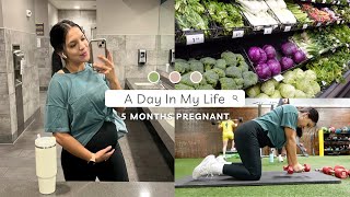 A PREGNANT DAY IN MY LIFE | workout, budgeting, meals, & more!