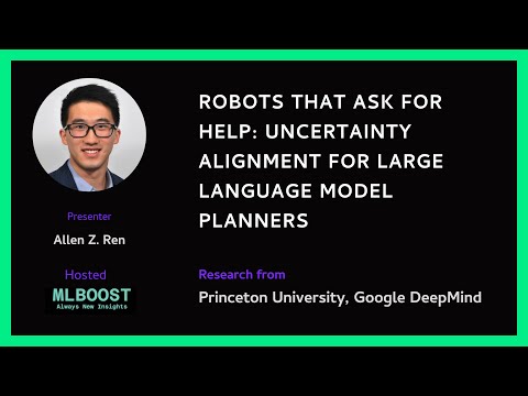 MLBoost Seminars (1): Uncertainty Alignment for Large Language Model Planners