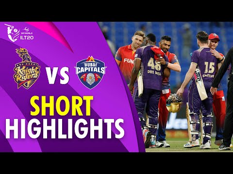 Short Highlights | Abu Dhabi Knight Riders vs Dubai Capitals | Match 13 | DP World ILT20 | M3Y1U