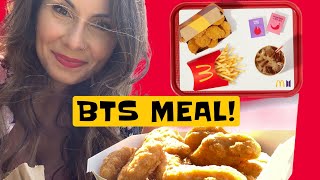 BTS Meal Honest FOOD REVIEW at Mcdonalds || NEW McD's Meal in CANADA