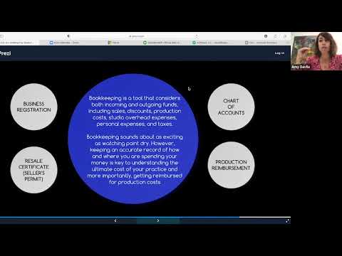 For Artists: Tax Planning, Artist Bookkeeping, and SBA Loans and Grants