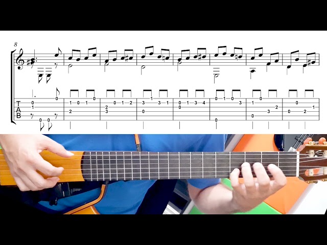 Vídeo relacionado con 40 ÉXITOS EN ESPAÑOL PARA GUITARRA: Partituras y tablaturas adaptadas para guitarra de las canciones más famosas de habla hispana. (PARTITURAS Y TABLATURAS PARA GUITARRA)