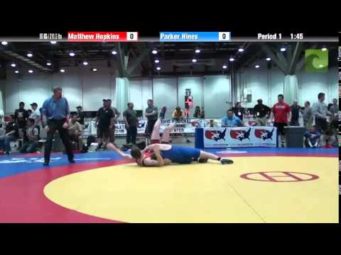 Men 96 KG / 211.5 lbs - Matthew Hopkins vs. Parker Hines