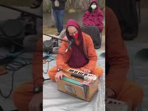 Krishna Kripa Das Chants Hare Krishna at Blanchard Park with the ISKCON Orlando Congregation