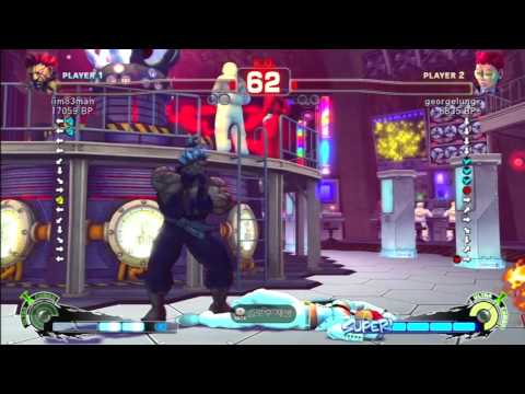 SSF4 Rank Match  iim83man (GO)  vs  georgelung (VI)