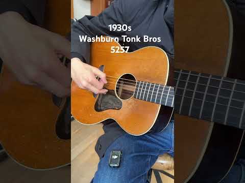 Washburn Tonk Bros 5257 - VIDEO - 1930s - Brazilian rosewood