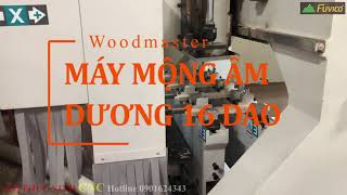 Máy phay mộng âm dương cnc 4 trục 16 dao Woodmaster WM-4x4A6.