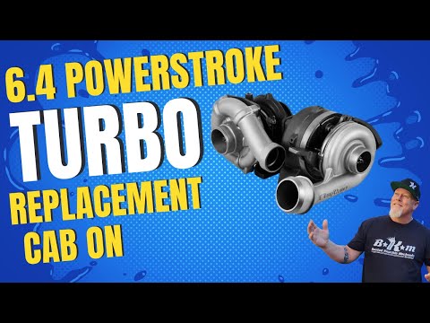 6.4 Powerstroke TURBO Replacement without lifting CAB