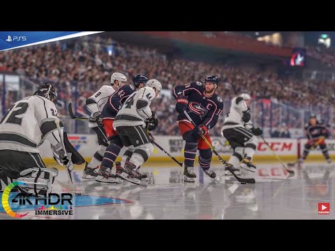 Columbus Blue Jackets vs Los Angeles Kings 4K! Full Game Highlights! NHL 22 PS5 Gameplay