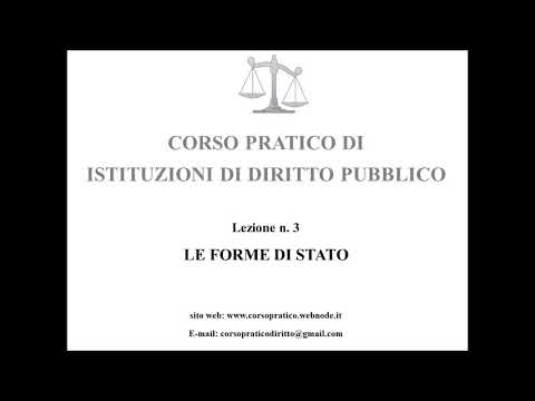 3.  LE FORME DI STATO