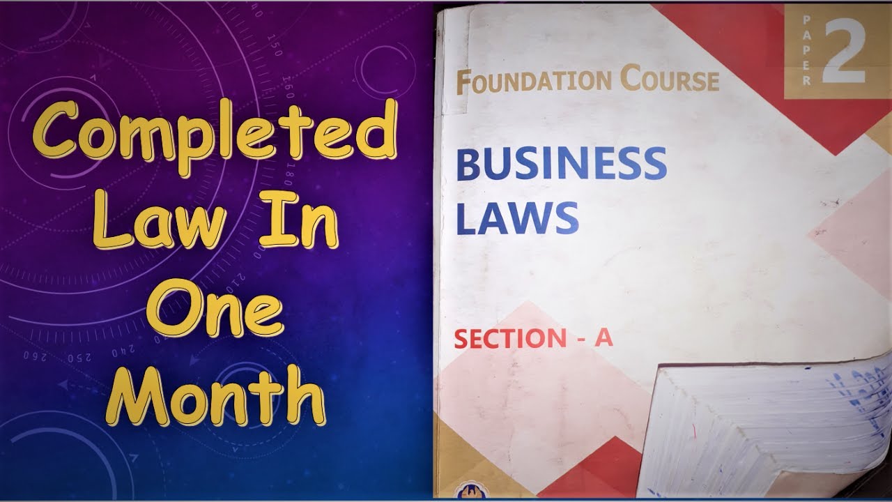 🔥CA foundation Law🔥