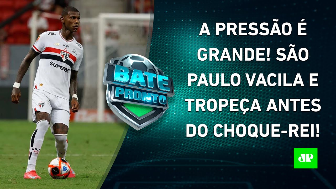 São Paulo TROPEÇA DE NOVO e CHEGA PRESSIONADO para pegar o Palmeiras; Flamengo x Vasco | BATE-PRONTO