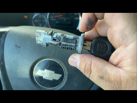 CHEVROLET IGNITION LOCK CYLINDER REPLACEMENT/FIX (WITH TRANSPONDER) Z-KEY WAY