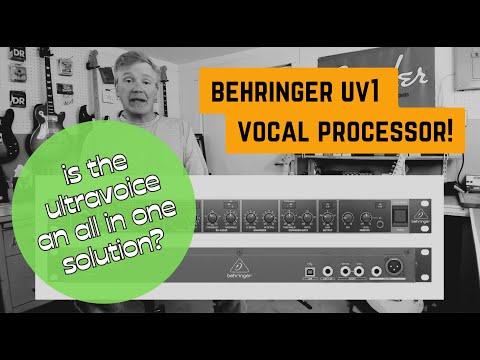 The Behringer UltraVoice UV1: An All In One Vocal Processor!