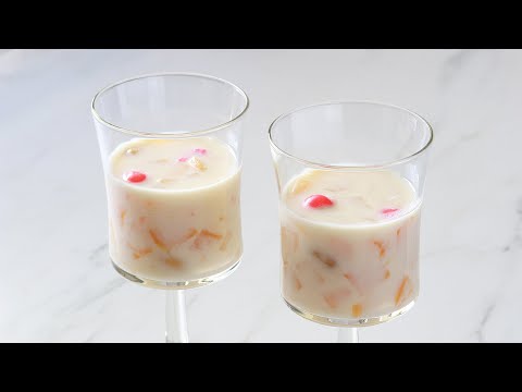 Fruit Cocktail Dessert (Belizean Style)
