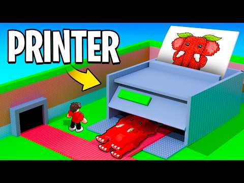 I Added a AUTO PRINTER In Steal a Brianrot...