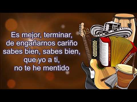 Es Mejor Terminar El Poder Vallenato Letra