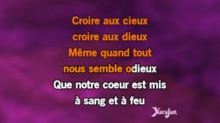 Karaoké Fuir le bonheur de peur qu'il ne se sauve - Jane Birkin *