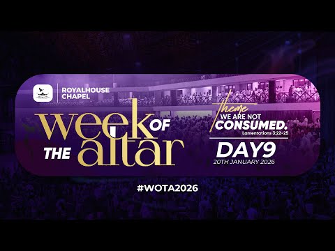 🔴 LIVE | Week of the Altar 2026 | Day 9 | 20. 01. 26 | #WOTA2026