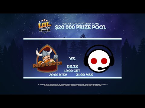 LPL S2: Renaissance - Thunderbot Sparta [RU]