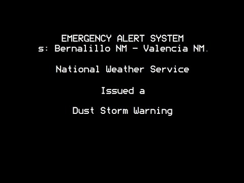 Dust Storm Warning EAS: Albuquerque, NM