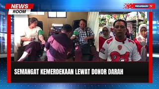 Semangat Kemerdekaan, Warga Pekanbaru Berbagi Setetes Darah