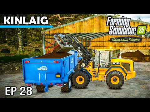 HOW'S THE CASTLE BUILD GETTING ON? - Highlands Fishing | Farming Simulator 25 - Episode 28