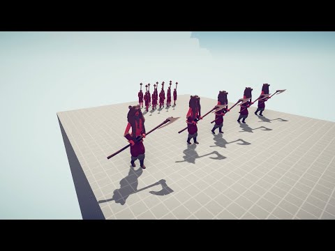 5x Jarl 10x Healer Vs 6x Every Boss Units | TABS