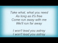 Life Of Agony - Lead You Astray Lyrics