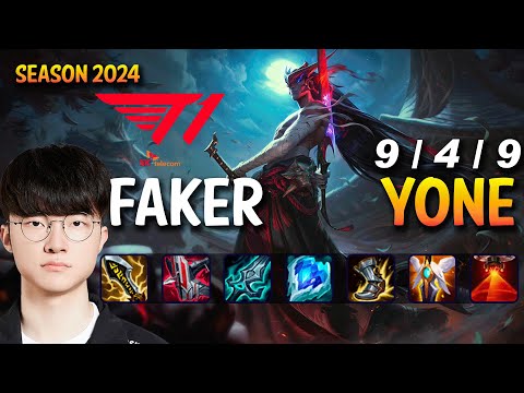 T1 Faker YONE vs LEBLANC Mid - Patch 14.2 KR Ranked | lolrec
