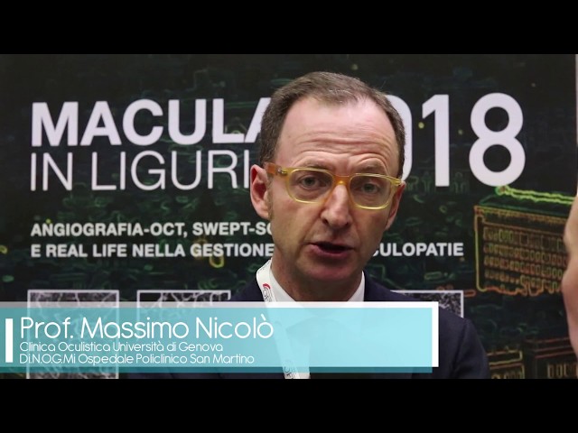 Maculopatie: prima si trattano, meglio è Prof. Massimo Nicolò